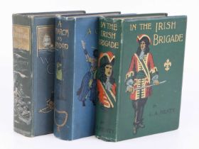 Henty, George Alfred: A March on London, Blackie and Son, London 1898 1st edition, 8vo. With