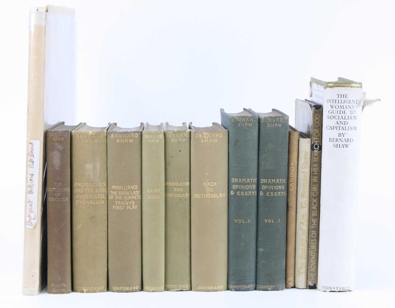 Shaw, George Bernard and related: a collection of volumes some first editions to include The