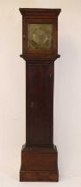 George Lumley of St Edmundsbury (Bury St Edmunds) - a George III oak longcase clock, having an 11"