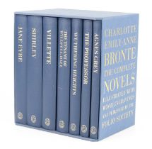 Bronte, Charlotte, Emily and Anne: The Complete Novels, London Folio Society, 1991, in slip-case,