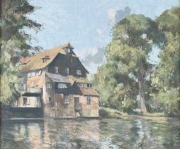 § Stanley Orchart (1920-2005) - Houghton Mill, oil on canvas, signed lower left, further inscribed