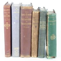 Freemasonry, a collection of volumes to include Neale, Erskine: Stray Leaves From A Free-Mason's