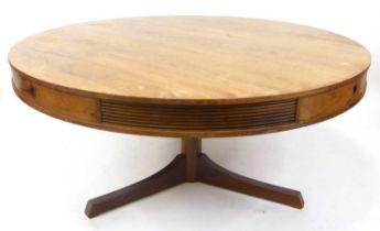Robert Heritage (1927-2008) for Archie Shine - a circular rosewood drum table, with four frieze