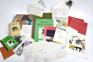 Don Van Vliet a.k.a. Captain Beefheart (1941-2010) - a collection of exhibition catalogues, books