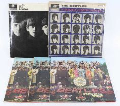 The Beatles - a collection of LP's to include Sgt Pepper's Lonely Hearts Club Band x3 PMC 7027,