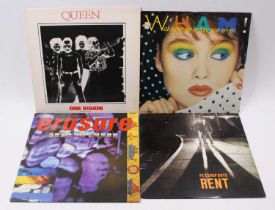 A collection of assorted 12" vinyl, mainly being singles, to include Queen - Scandal, One Vision,