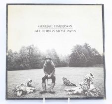 George Harrison, All Things Must Pass, 3 LP box-set, Apple 1C 172-04 707/8/9 Y, with poster,