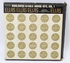 Elvis Presley - a collection of LPs to include Worldwide 50 Gold Award Hits Vol 1 (5 LP box set),