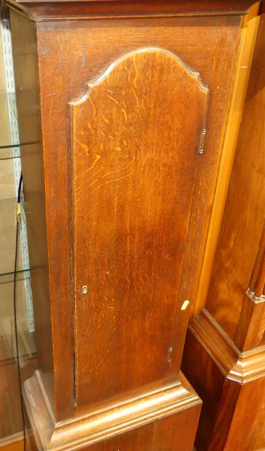 Alexander Millar of Montrose - an early 19th century oak longcase clock, having a 12" painted arched - Image 3 of 4