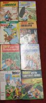 A small quantity of Asterix children's annuals, to include Asterix and the Banquet, Asterix and