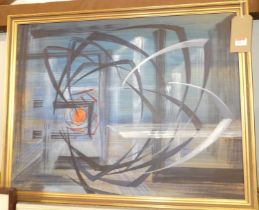 Donald Tapster (1928-2012) - Through a glass darkly, gouache on board, 60 x 77cm