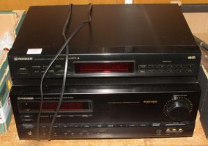 A Pioneer AV Digital Surround Amplifier, model VSA-701S, serial No. OA9501374S, width 42cm, depth