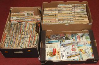 Three boxes of vintage Commando War Stories