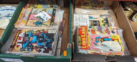 A collection of comic books, to include DC Superman, DC Batman, DC Superboy (two boxes)