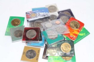 A collection of commemorative coinage, to include Sydney 2000 Olympic collection and crowns