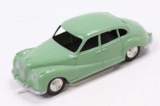 A Marklin No. 5524/16 BMW 501 diecast saloon comprising sage green body with silver detailing and