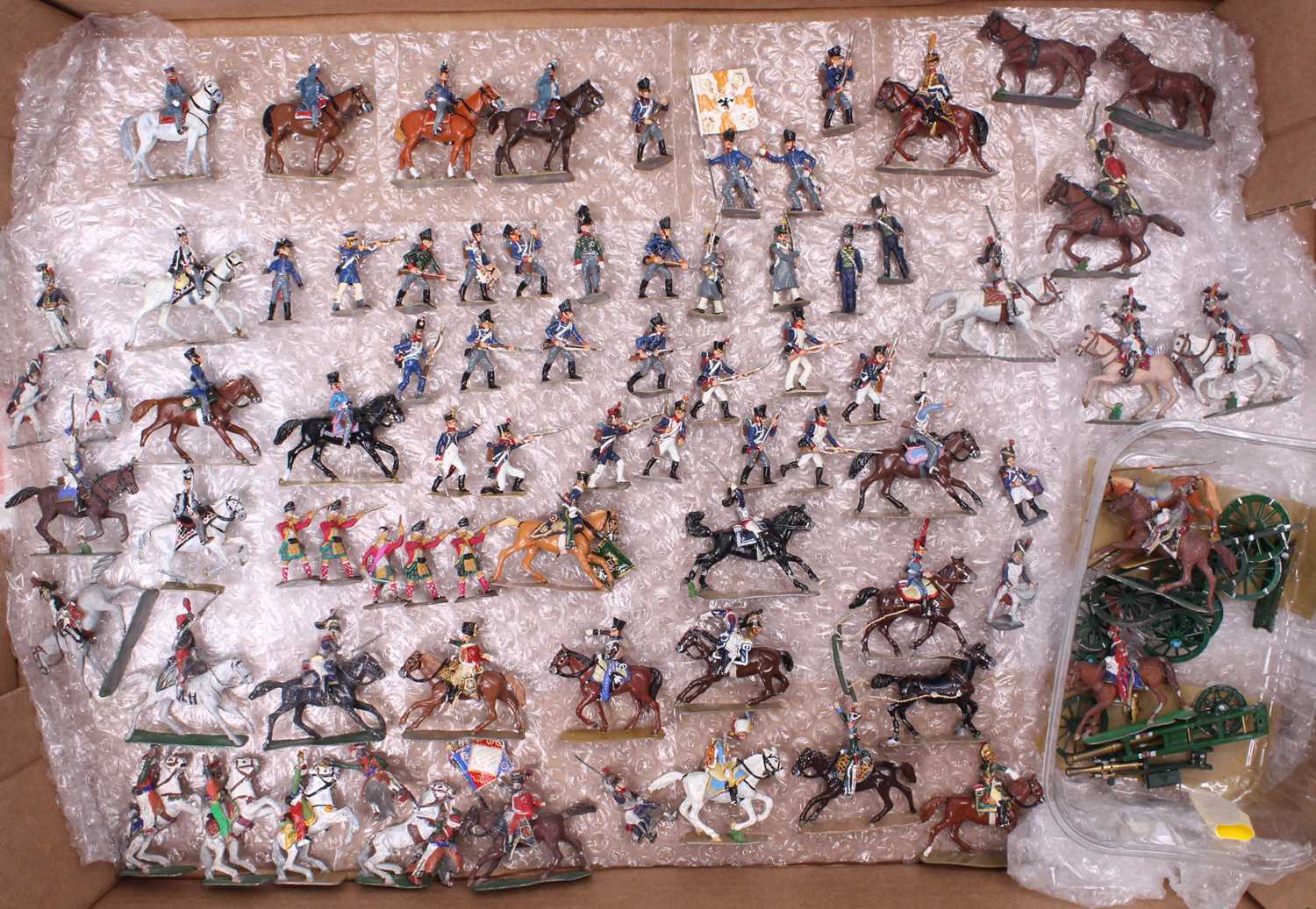 One tray containing a quantity of 1960s Charles Stadden 30mm Napoleonic models, mainly factory