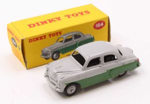 Dinky Toys No. 164 Vauxhall Cresta saloon comprising of grey and green body with grey Supertoys