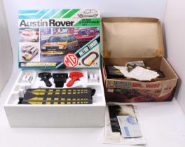A Scalextric boxed and incomplete gift set group to include an Austin Rover Class Championship