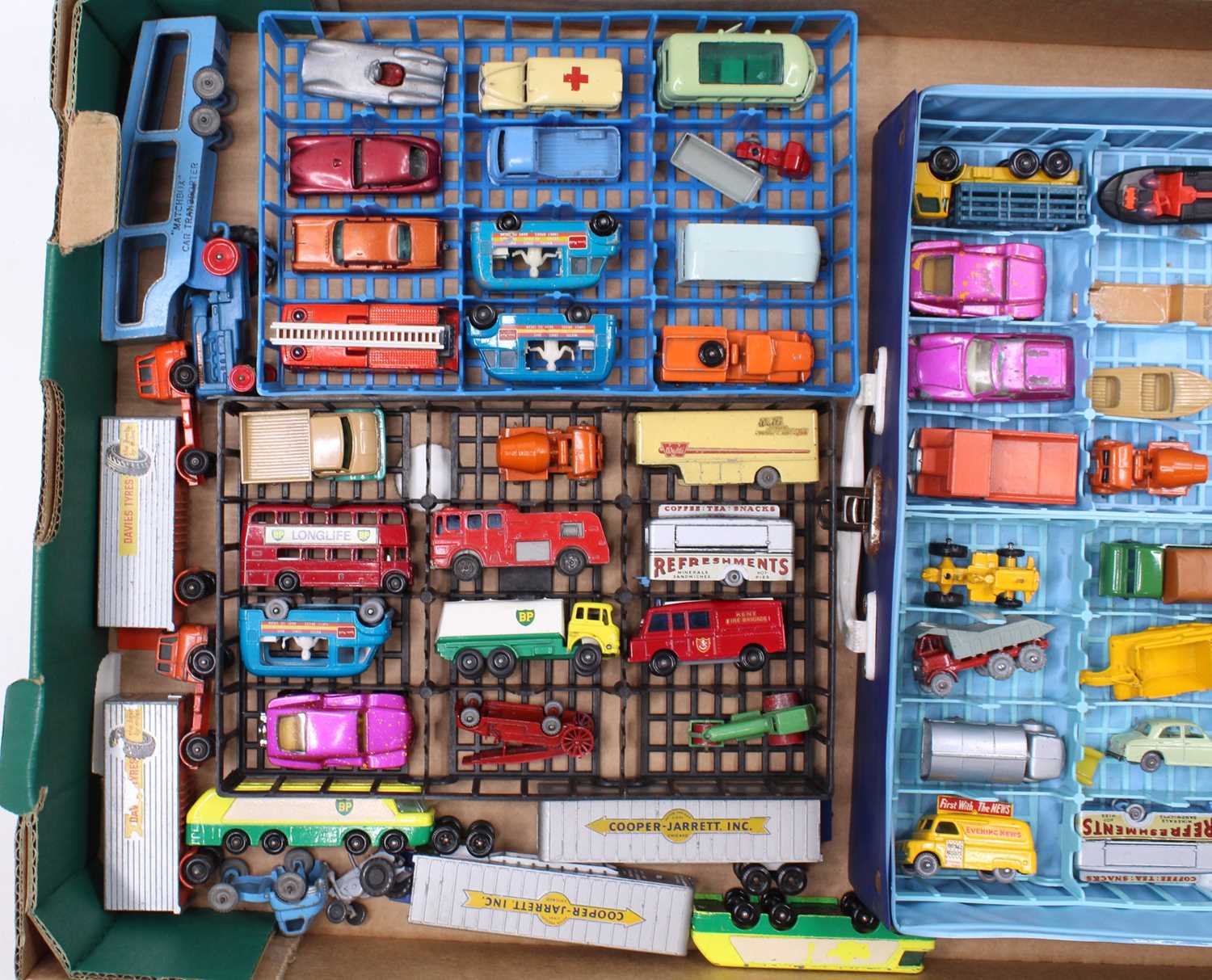 One tray containing a quantity of mixed Matchbox Superfast 1/75 series and similar diecast - Bild 2 aus 4