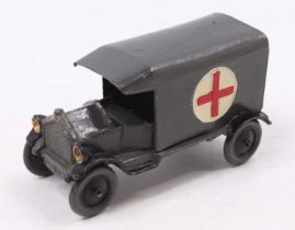 A Taylor & Barrett pre-war ambulance, larger scale issue comprising of grey body with red and