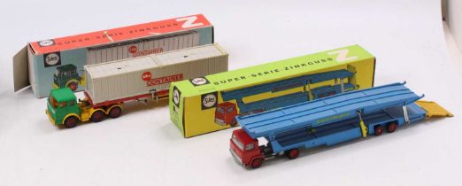 A Siku boxed commercial vehicle diecast group to include a V275 Auto Transporter, together with a