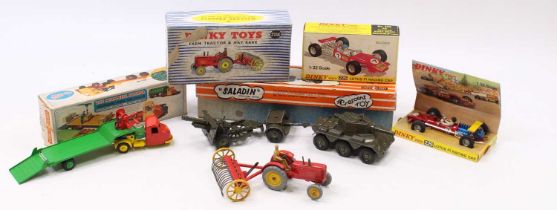 A collection of Crescent and Dinky Toys boxed vintage diecast, including a No. 2154 Crescent Toys