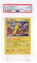 A PSA Graded 2015 Pokemon X and Y Breakthrough Guardians Rising Blister "Raikou" Cosmos Holofoil