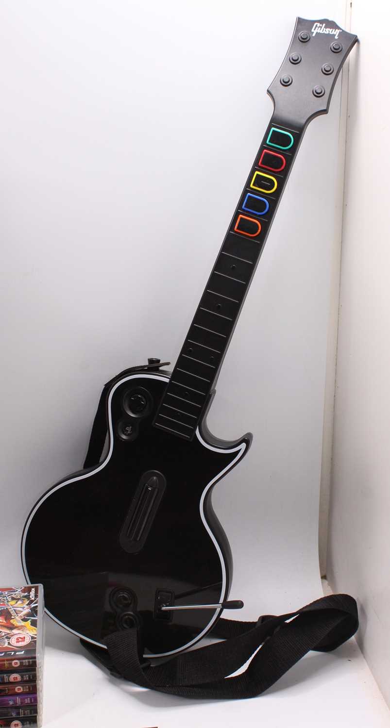 A Guitar Hero for Playstation 3 bundle to include Drum Kit, Les Paul, Foot pedal and drumsticks, - Image 3 of 4