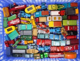 One tray containing a quantity of mixed 1/75 series and Regular Wheels Matchbox diecast