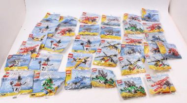 One tray containing a quantity of Lego Creator bagged construction kits to include No. 7871 Shark,