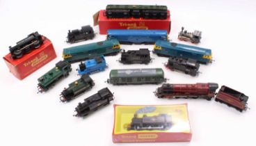 Thirteen locos, mainly Hornby; R351 electric loco ‘Electra’ No.27000 BR lined green (VG) (BP);