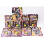 Nine Star Trek Deep Space Nine action figures by Playmates, to include Odo Chief Security Officer of