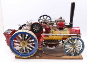 A very well made 1/8th scale model of a Fowler BB1 Class Ploughing Engine, built from measurements