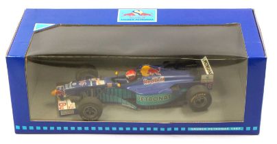 A 1/18 scale modern issue F1 diecast model by Onyx limited Red Bull Sauber Petronas C16 off Johnny