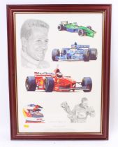 Collection of mixed Formula 1 and Racing Interest Pictures and Prints, to include A Tribute to