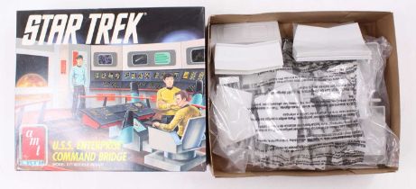 An AMT/ERTL Star Trek USS Enterprise Command Bridge model gift housed in the original box with