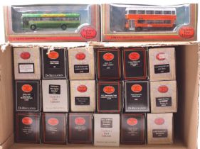 20 boxed EFE 1/76th scale bus and coach models, with examples including a Plaxton Paramount 3500