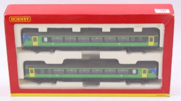 R2511 Hornby class 156 Central Trains, green, 2-car DMU (M) (BM)