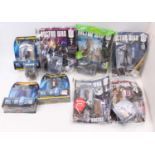 A quantity of mail order and other action figures to include The 11th Doctor with Beard by Character
