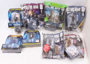 A quantity of mail order and other action figures to include The 11th Doctor with Beard by Character