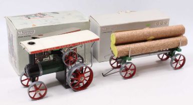A Mamod TE1A steam tractor, of usual specification housed in the original card box, little used,