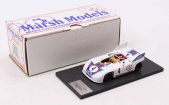 A Marsh Models 1/43 scale factory hand built model of a MM232B4LE Porsche 908/3 Nurburgring Practice