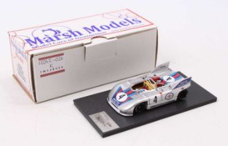 A Marsh Models 1/43 scale factory hand-built model of an MM232 B4 Porsche 908/3 3rd place