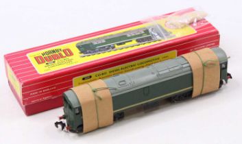 2233 Hornby-Dublo 2-rail Co-Bo diesel electric loco D5702, green. This loco has never been run, it