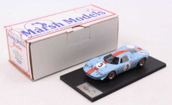 A Marsh Models 1/43 scale factory hand-built model of an MM250 MB3 Mirage M1 1967 Brands Hatch