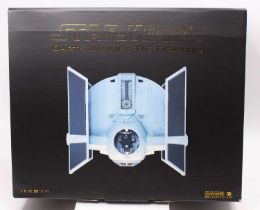 A Code 3 Collectibles Star Wars The Official Diecast Replica of Darth Vader's Tie Fighter from