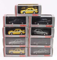 One tray containing nine various boxed Trofeu 1/43 scale diecast vehicles to include a Mitsubishi