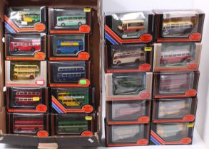 20 boxed EFE 1/76th scale bus and coach models, with examples including a Bristol LS Bus Eastern