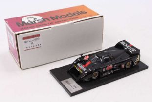 A Marsh Models Thundersport 1/43 scale kit built model of an MM146 1982 March 82G Michelob race car,